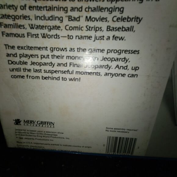 Vintage Jeopardy Board Game - Picture 7 of 12